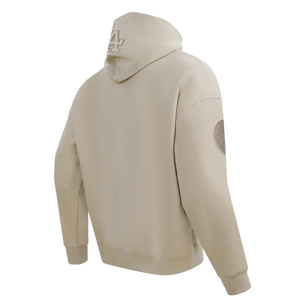 Pro Standard Los Angeles Dodgers Taupe Tonal Pullover Hoody product image 3, provided for visual reference and product