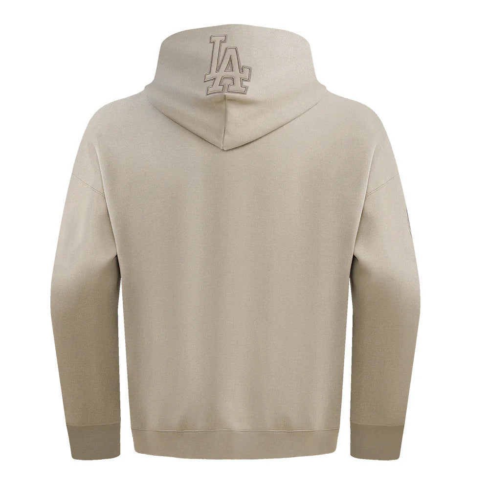 Pro Standard Los Angeles Dodgers Taupe Tonal Pullover Hoody product image 4, provided for visual reference and product