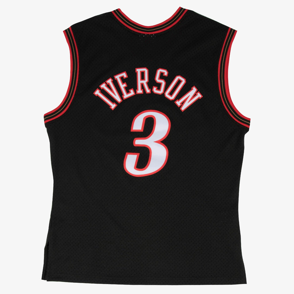 Allen Iverson Philadelphia 76ers 2000-01 Swingman Road Jersey product image 3, provided for visual reference and product