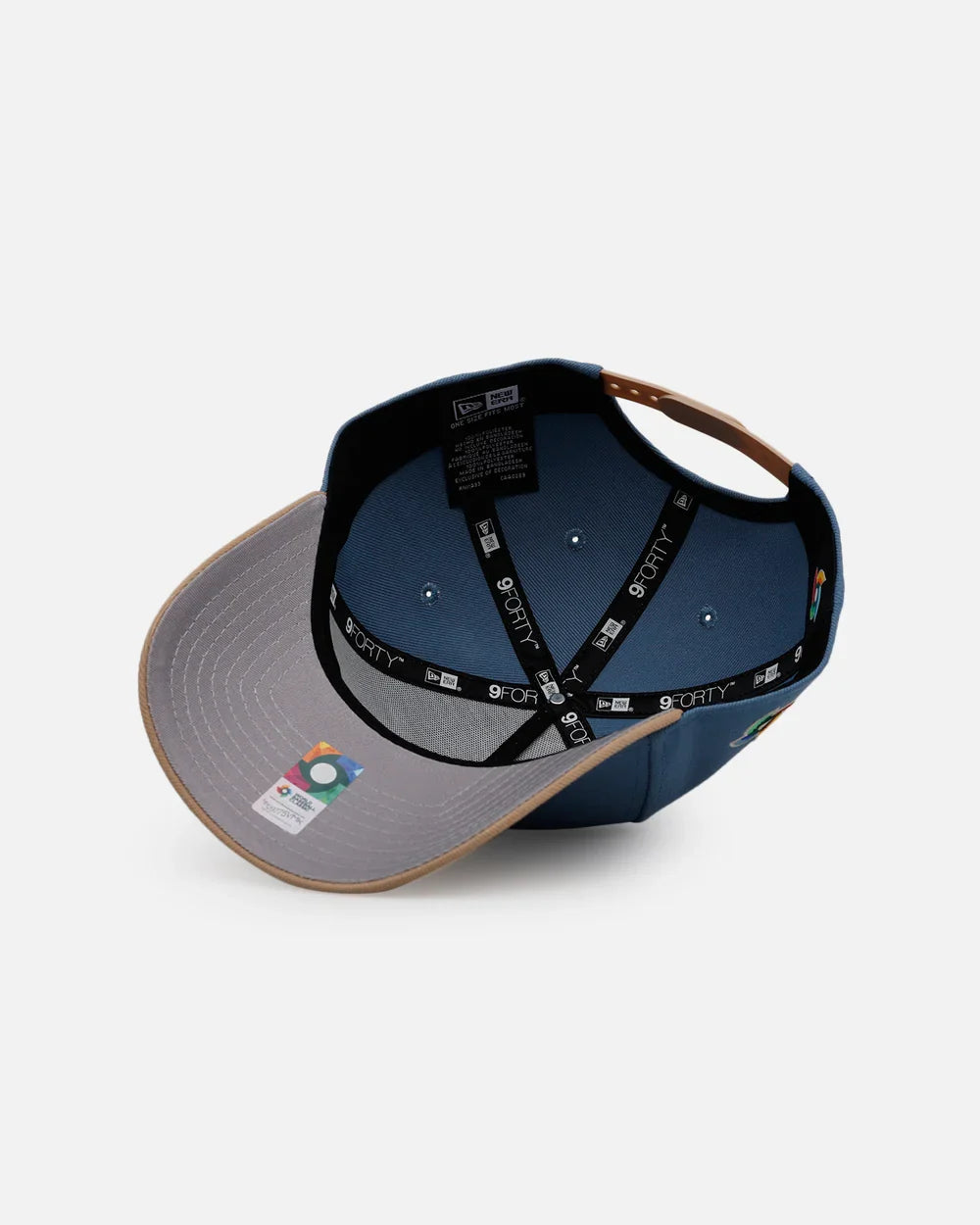 New Era Mexico WBC 9FORTY A-Frame Snapback Hat-LIGHT BLUE product image 4, provided for visual reference and product detail