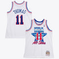 Isiah Thomas Detroit Pistons 1992 All-Star East Authentic Jersey - White product image 1, provided for visual reference and