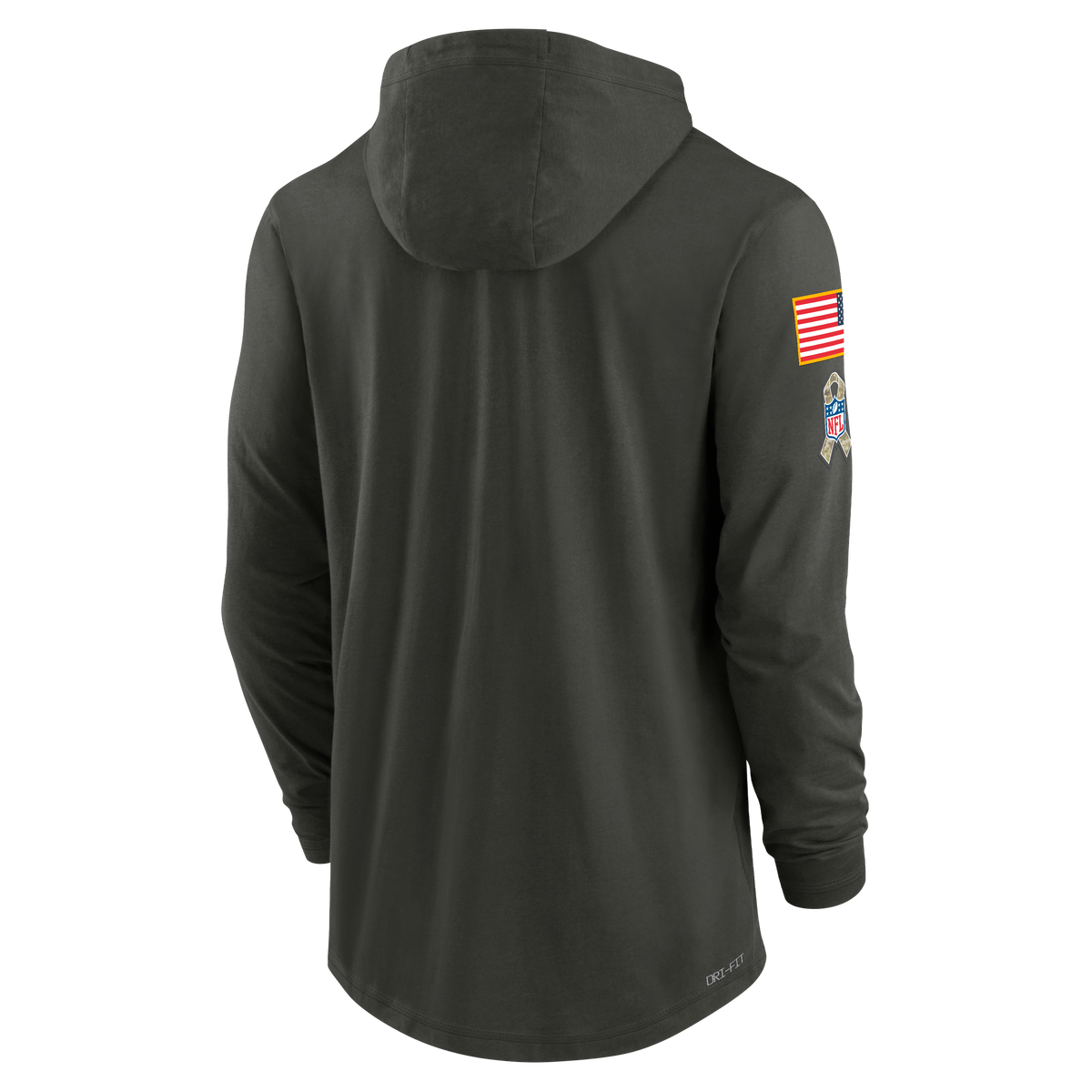 San Francisco 49ers Nike Forest Green 2025 Salute to Service Sideline Dri-FIT Lightweight Hooded Pullover for Men product