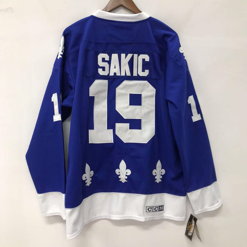 Joe Sakic Quebec Nordiques Official NHL Jersey CCM blue product image 2