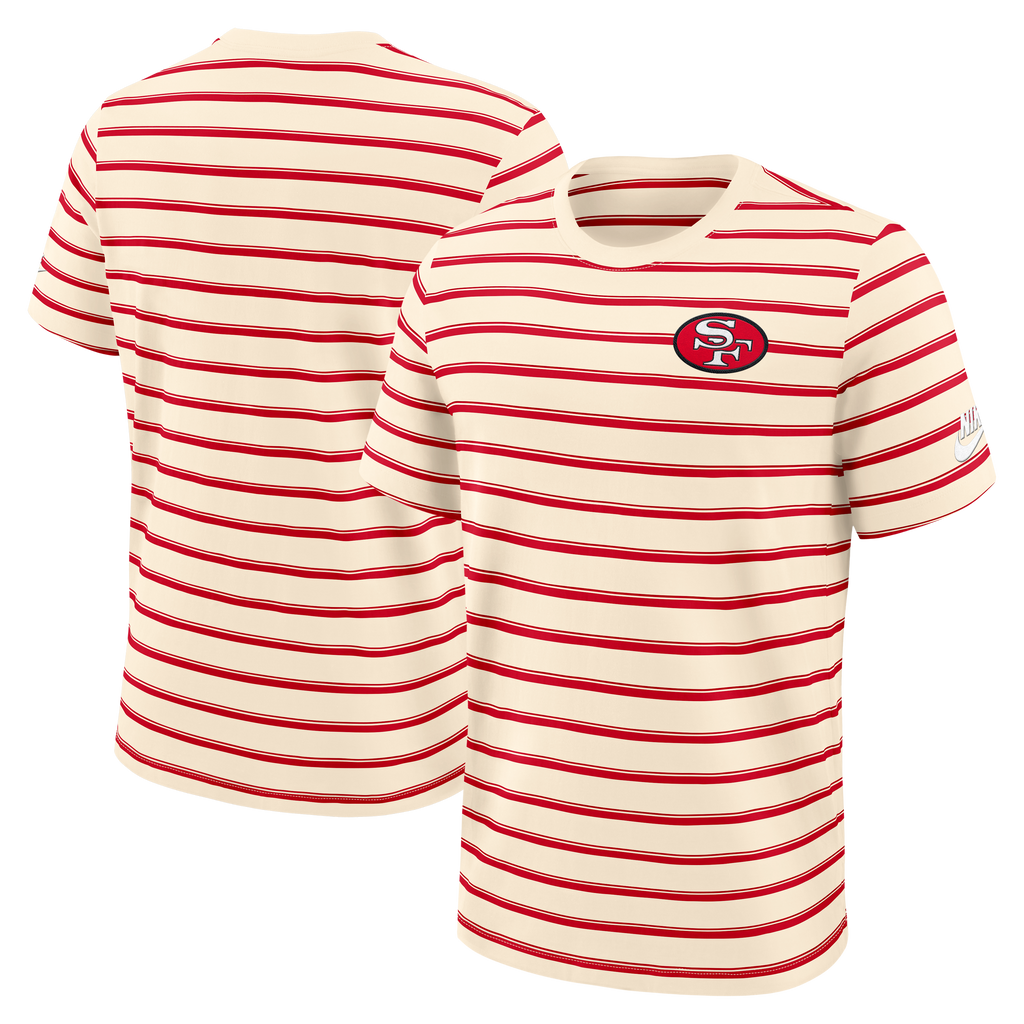 Nike San Francisco 49ers Rewind Summit T-Shirt product image 3, provided for visual reference and product detail review