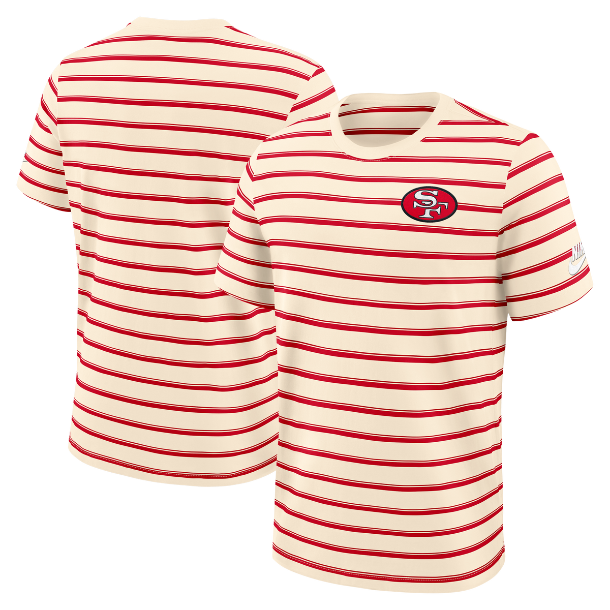 Nike San Francisco 49ers Rewind Summit T-Shirt product image 3, provided for visual reference and product detail review