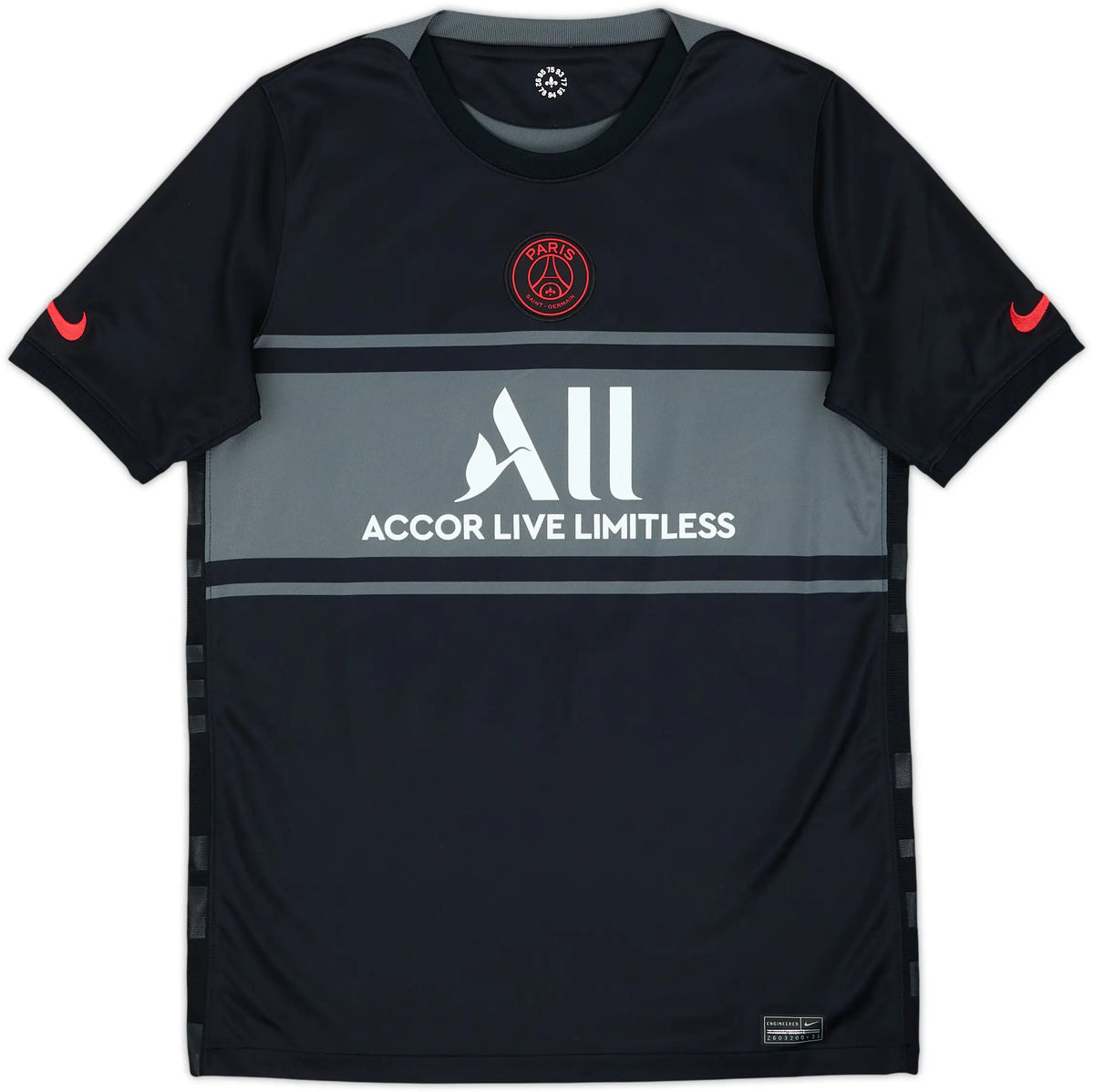 2021-22 PARIS SAINT-GERMAIN THIRD SHIRT MBAPPE #7 - (XL. Boys) product image 1, provided for visual reference and product