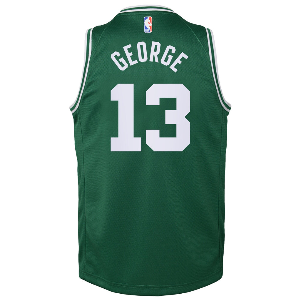 Paul George Boston Celtics Icon Edition Replica Jersey - Kelly Green - Kids product image 4, provided for visual reference
