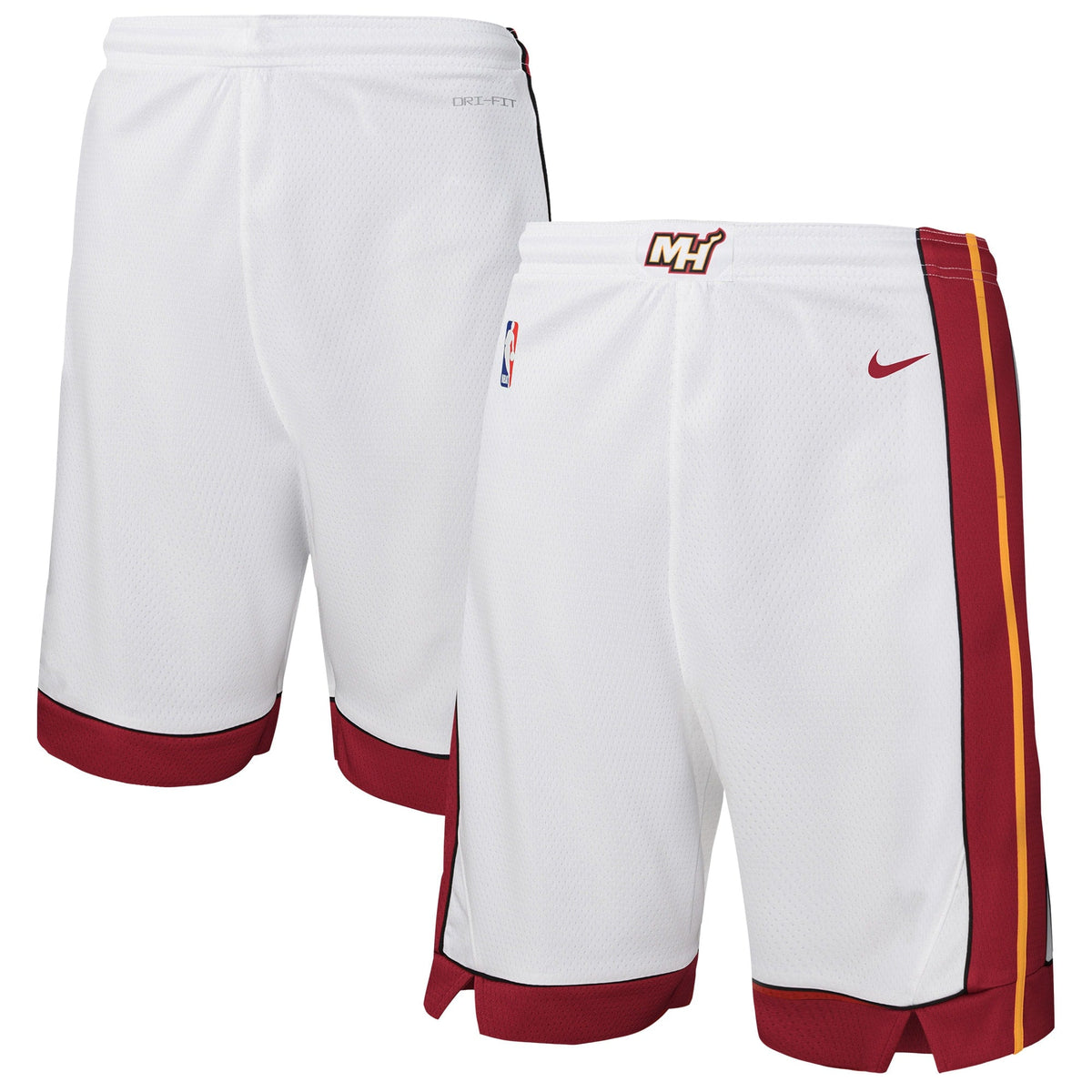 Miami Heat Swingman Association Shorts - Youth product image 1, provided for visual reference and product detail review