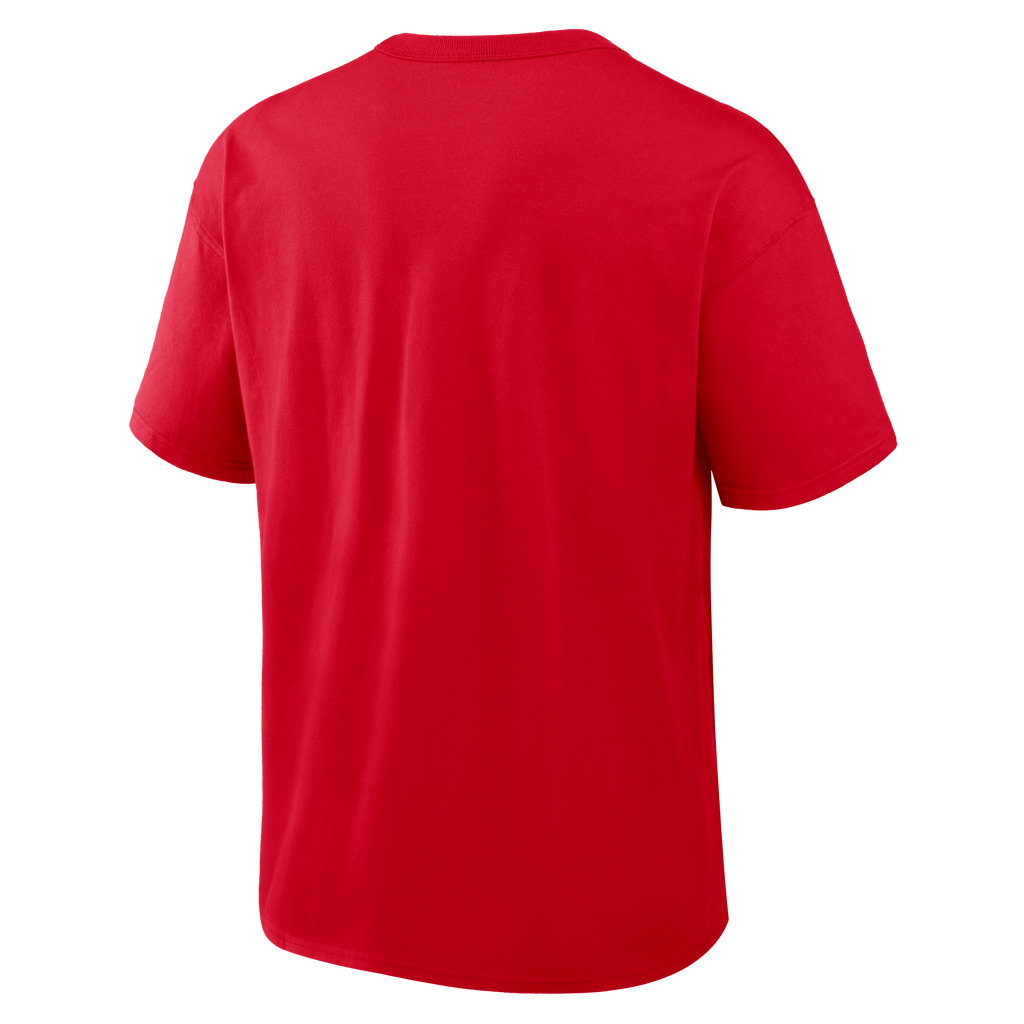 Nike San Francisco 49ers Rewind Loose Fit Heavyweight T-Shirt product image 2, provided for visual reference and product