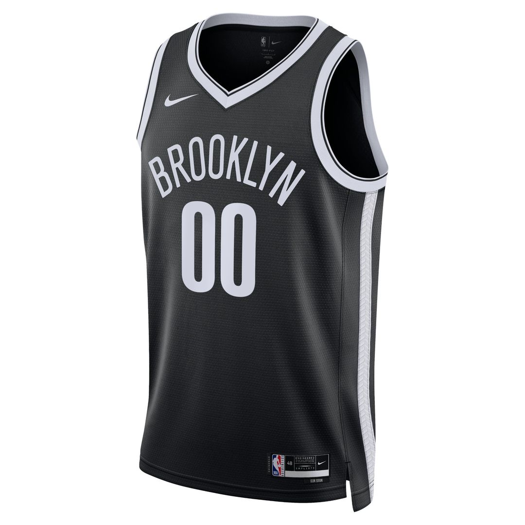 Brooklyn Nets Nike Unisex Swingman Custom Jersey Black product image 5