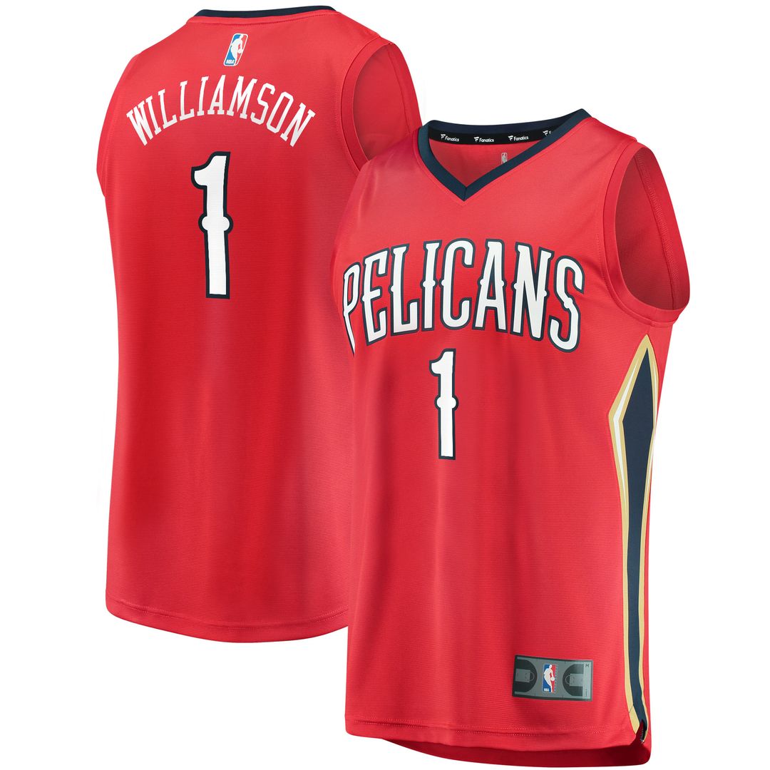 New Orleans Pelicans Zion Williamson Fanatics Replica Fast product image 7