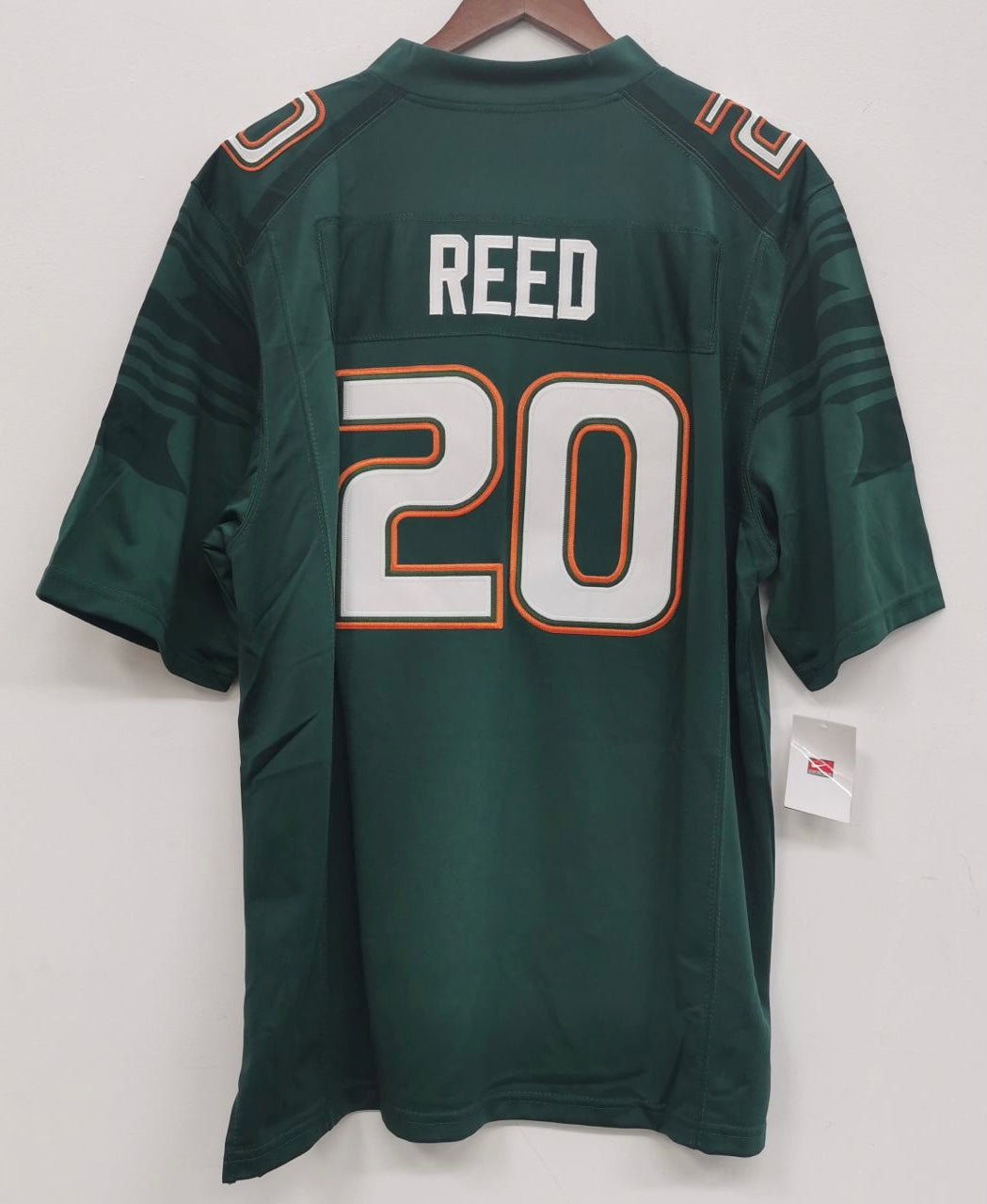 Ed Reed Miami Hurricanes Official NCAA Nike Jersey Green product image 2