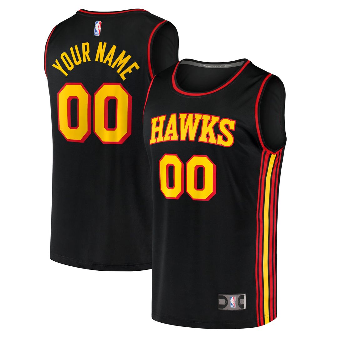 Atlanta Hawks Fanatics Fast Break Replica Custom Jersey product image 1