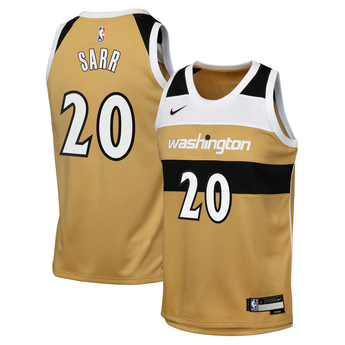 Alex Sarr Washington Wizards 2025/26 City Edition Swingman Jersey - Tan - Youth product image 1, provided for visual