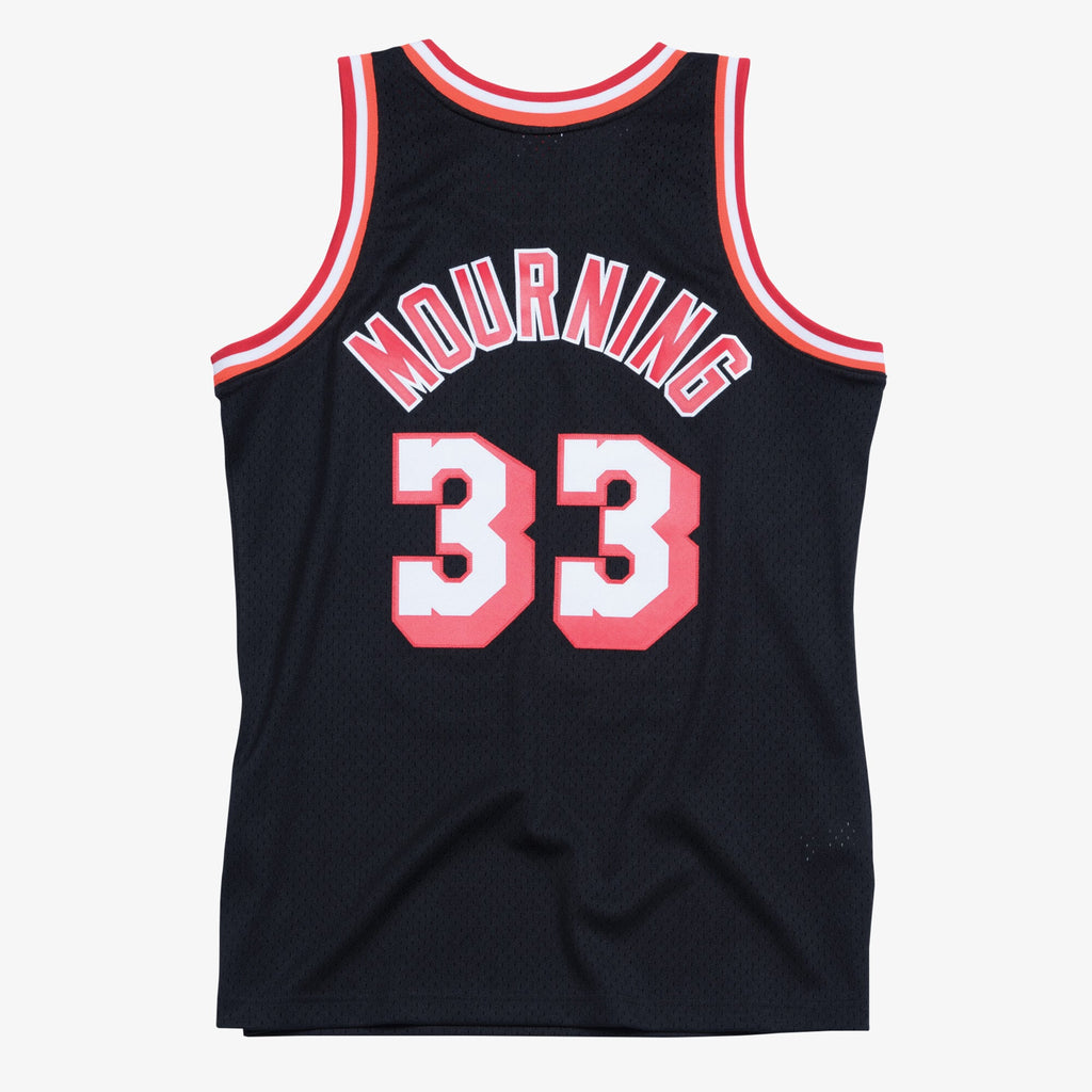 Alonzo Mourning Miami Heat Hardwood Classics Swingman Jersey - Mens product image 3, provided for visual reference and