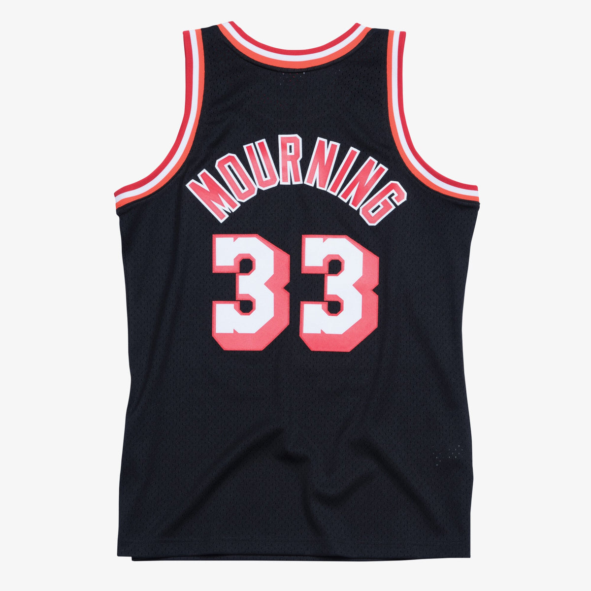 Alonzo Mourning Miami Heat Hardwood Classics Swingman Jersey - Mens product image 3, provided for visual reference and