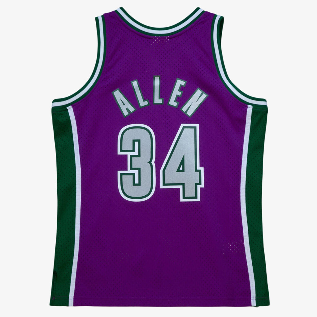 Ray Allen Milwaukee Bucks 2001-02 Swingman Jersey product image 3, provided for visual reference and product detail review
