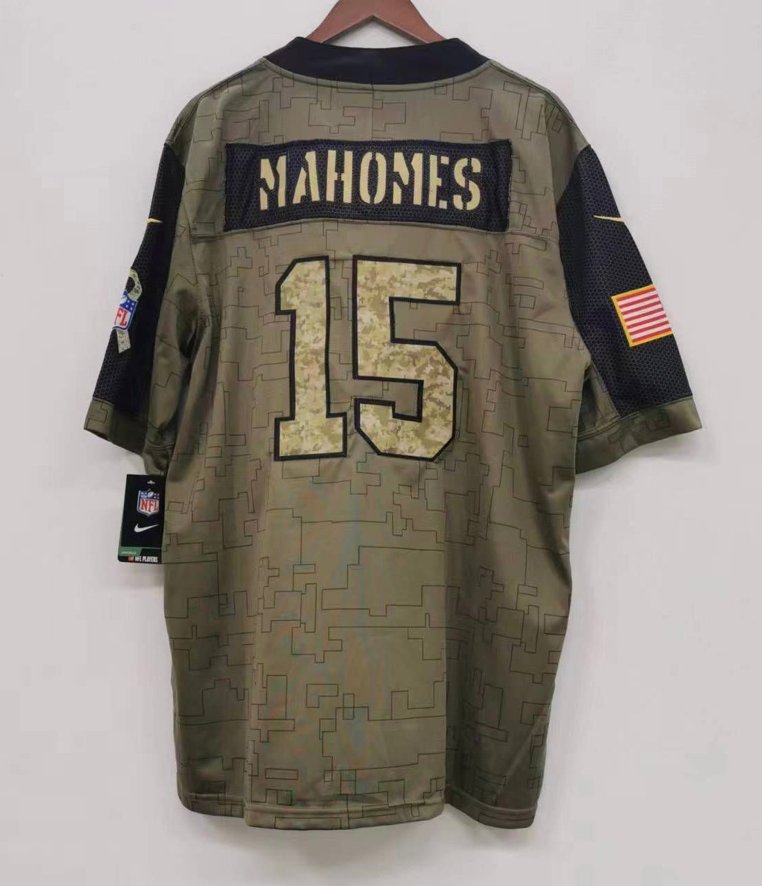 Patrick Mahomes Kansas City Chiefs military salute to product image 2
