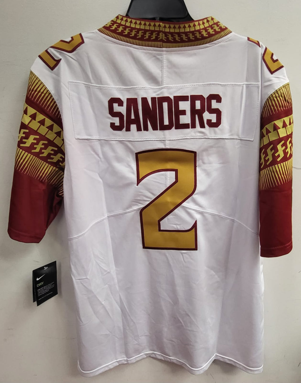 Deion Sanders Florida State Seminoles Jersey White gold product image 2
