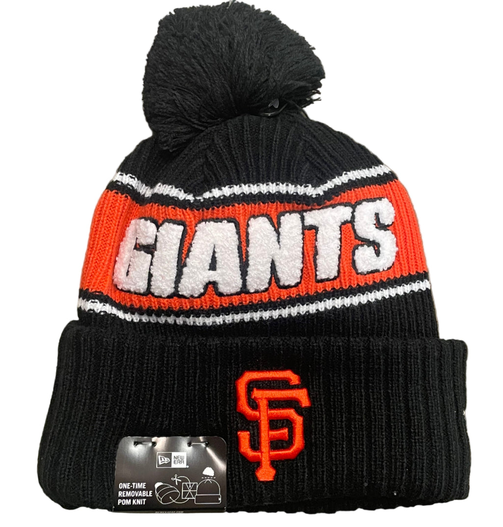 New Era San Francisco Giants Bold Cuffed Knit With Pom product image 1, provided for visual reference and product detail