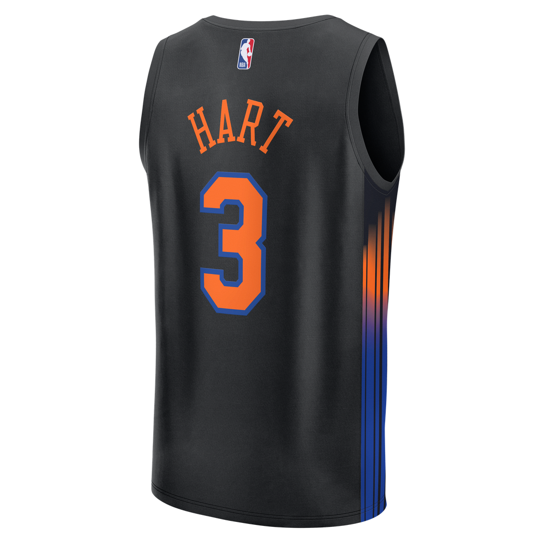 New York Knicks Josh Hart Fanatics Youth Fast Break Jersey product image 3
