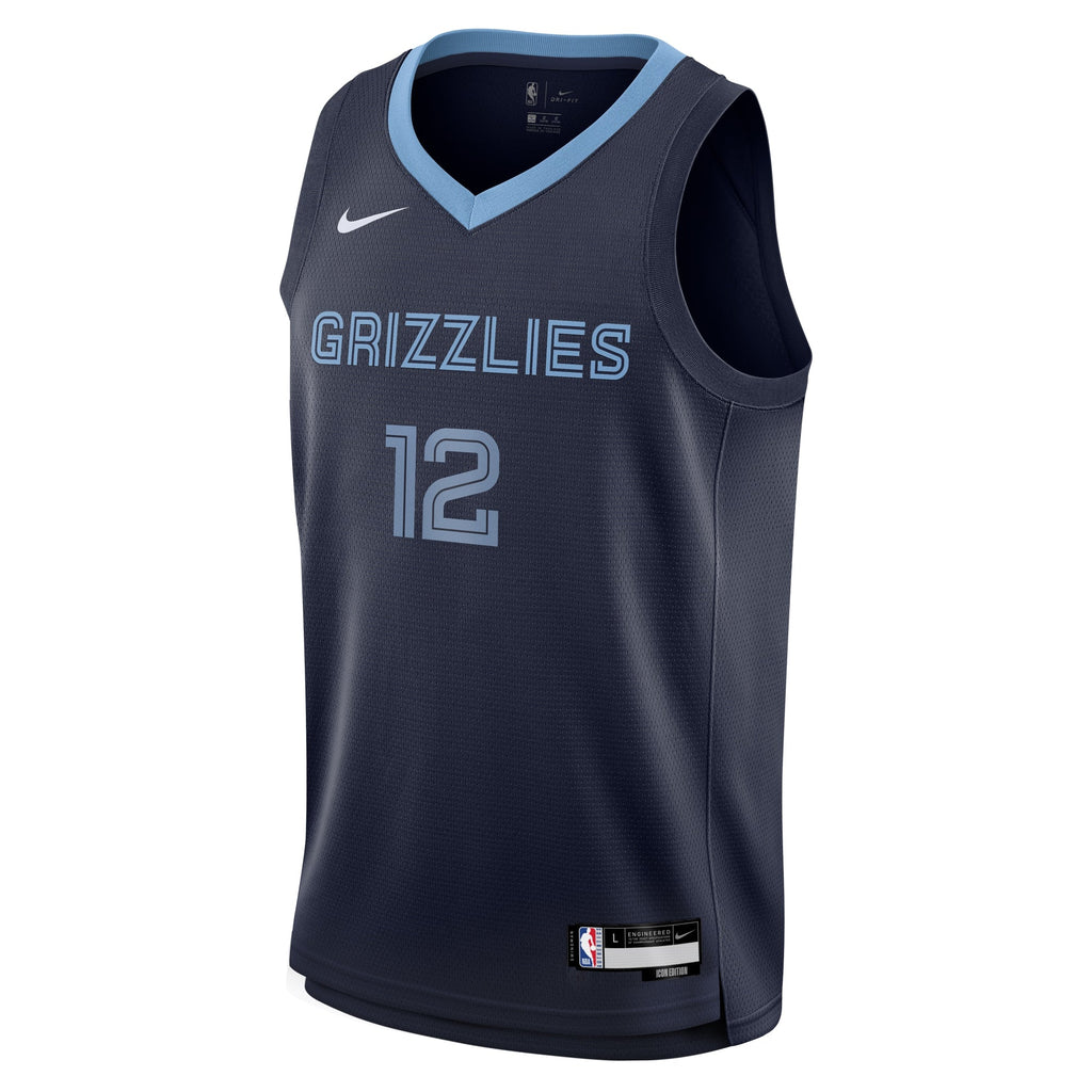 Ja Morant Memphis Grizzlies Swingman Icon Jersey - Youth product image 3, provided for visual reference and product detail