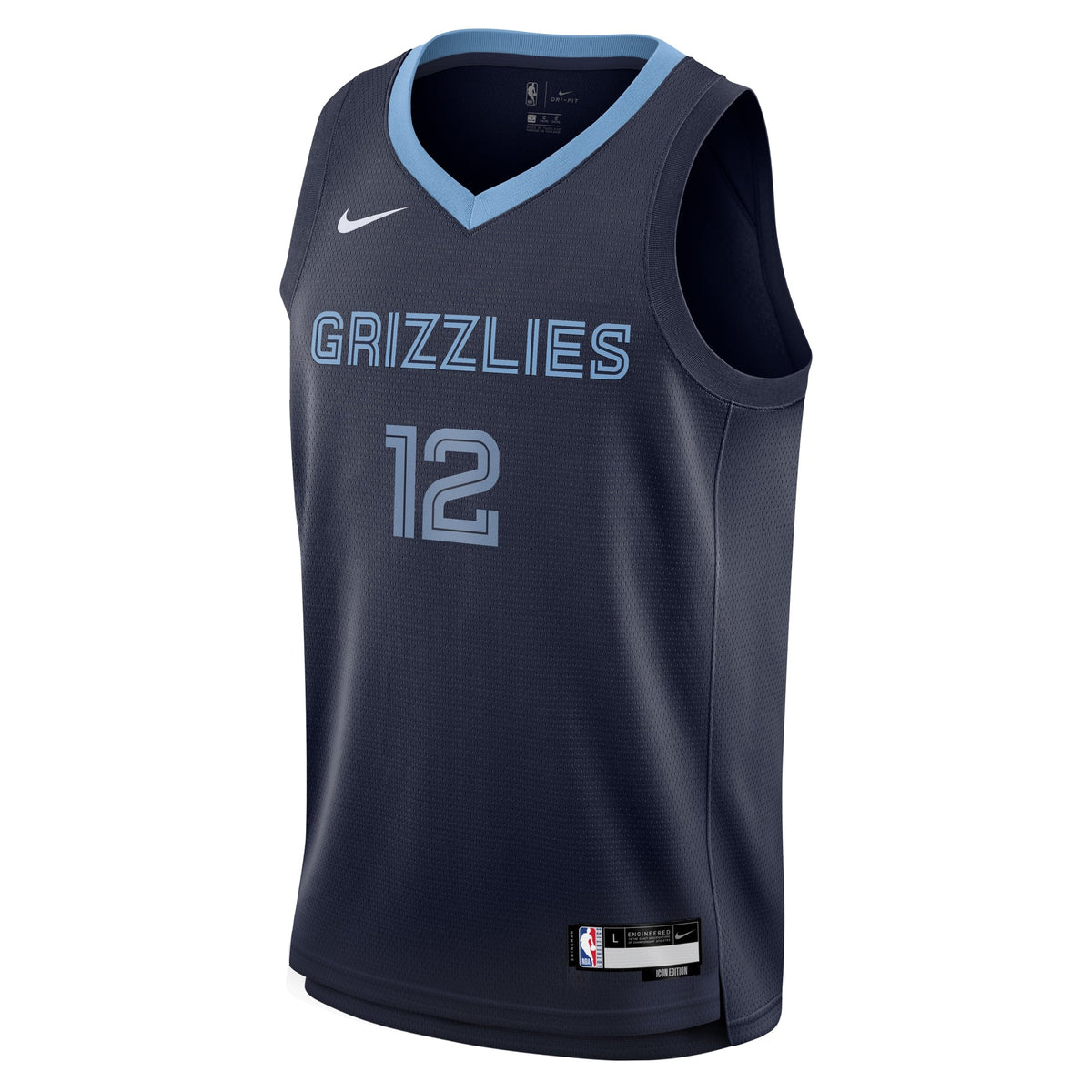 Ja Morant Memphis Grizzlies Swingman Icon Jersey - Youth product image 3, provided for visual reference and product detail