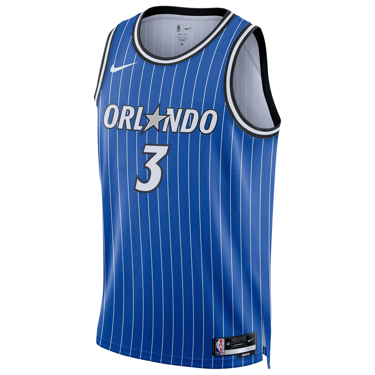 Desmond Bane Orlando Magic Icon Edition Replica Swingman Jersey - Blue - Unisex product image 3, provided for visual