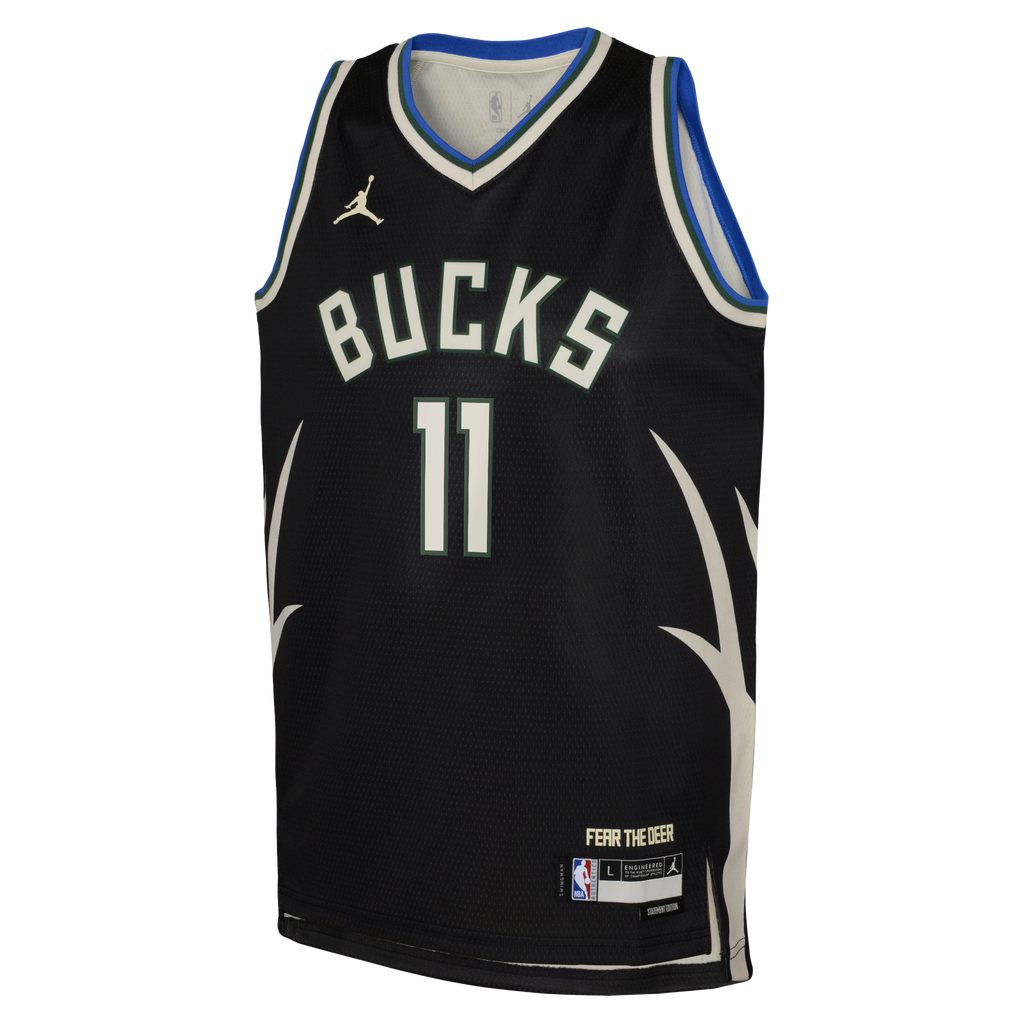 Tyler Herro Milwaukee Bucks Statement Edition Swingman Jersey - Hunter Green - Youth product image 3, provided for visual