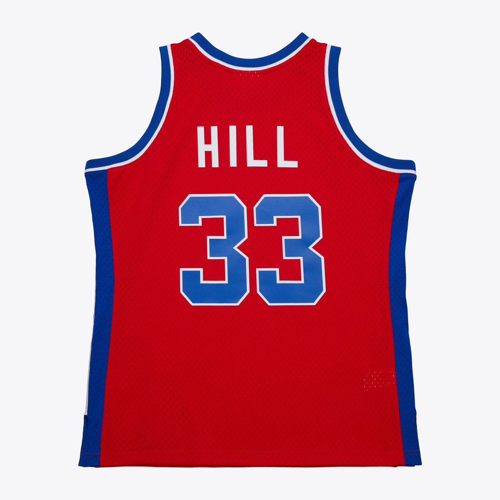 Grant Hill Detroit Pistons 1994 Dark Authentic Jersey - Red product image 4, provided for visual reference and product
