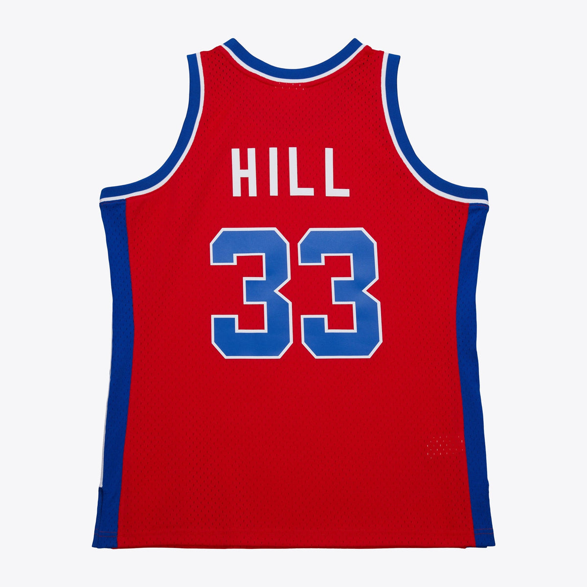 Grant Hill Detroit Pistons 1994 Dark Authentic Jersey - Red product image 4, provided for visual reference and product
