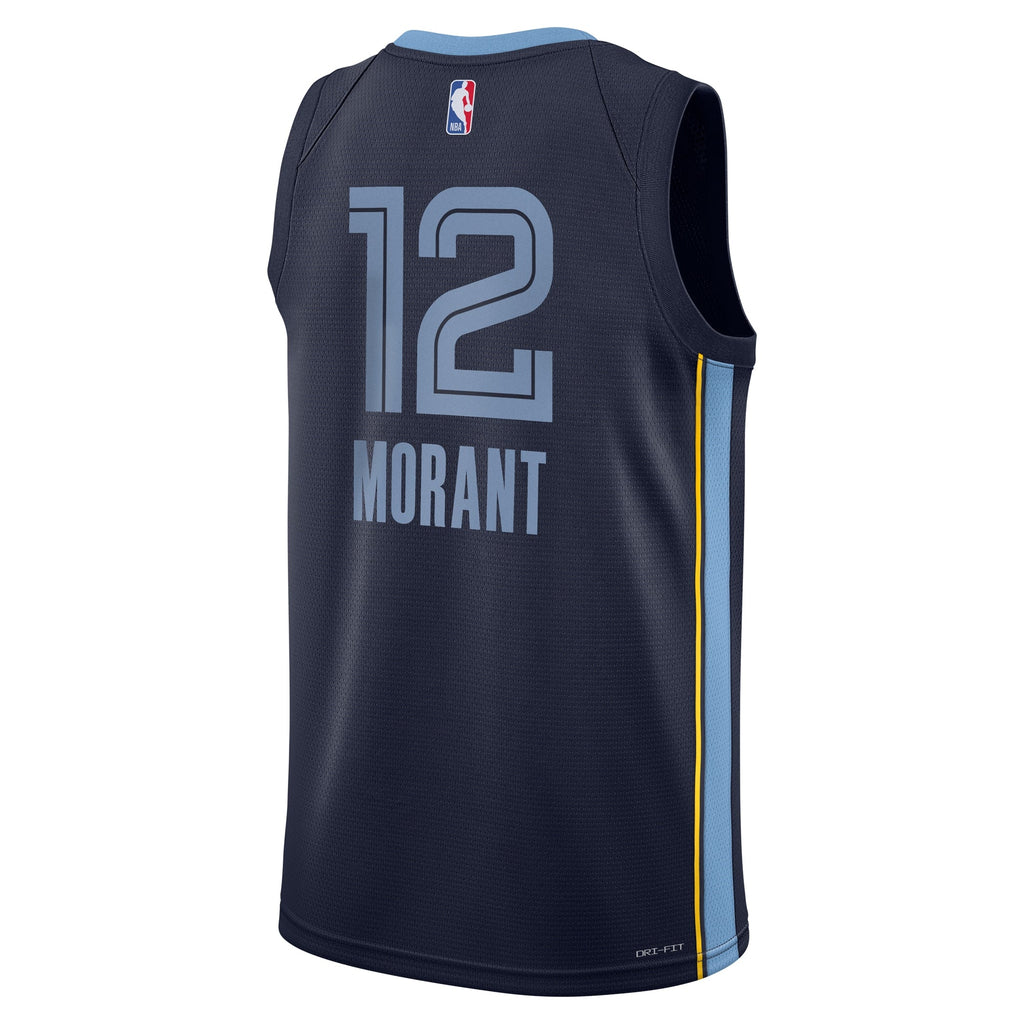 Ja Morant Memphis Grizzlies Swingman Icon Jersey - Youth product image 4, provided for visual reference and product detail