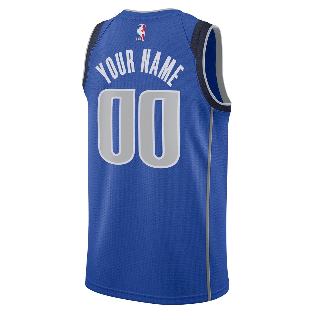 Dallas Mavericks Nike Unisex Swingman Custom Jersey Blue product image 6