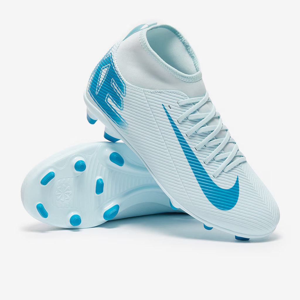 Nike Junior Zoom Mercurial Superfly 1O Club Glacier Blue product image 2, provided for visual reference and product detail