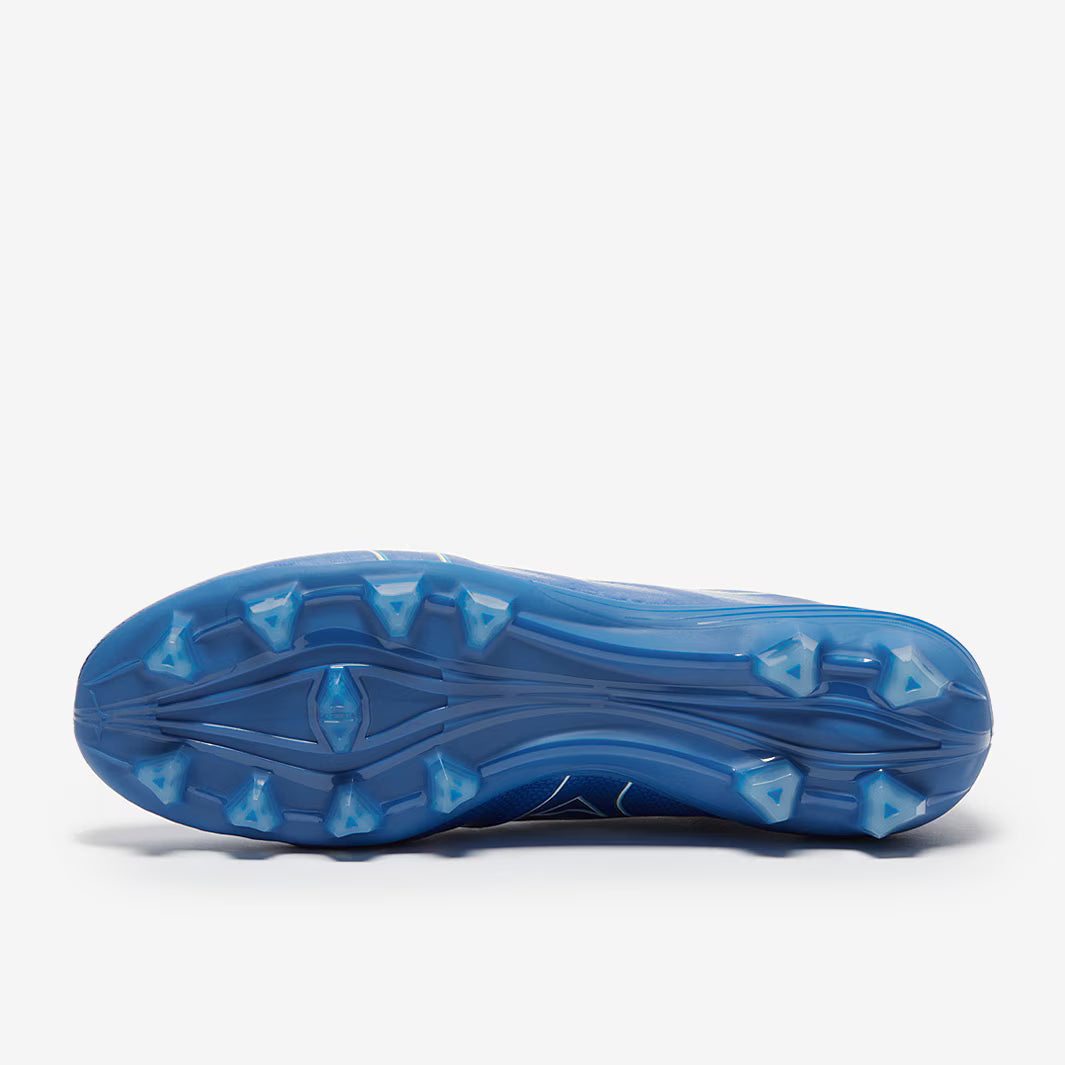 MIZUNO ALPHA PRO FG - Laser Blue/White/Gold product image 2, provided for visual reference and product detail review
