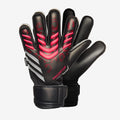 adidas PREDATOR MATCH FINGERSAVE GLOVES - Black/ Lucid Red product image 1, provided for visual reference and product detail