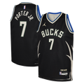 Kevin Porter Jr. Milwaukee Bucks Statement Edition Swingman Jersey - Hunter Green - Youth product image 1, provided for