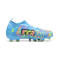 Puma Jr Future 9 Match ADVL FG/AG-WHITE/BLUE/PINK/YELLOW product image 1, provided for visual reference and product detail