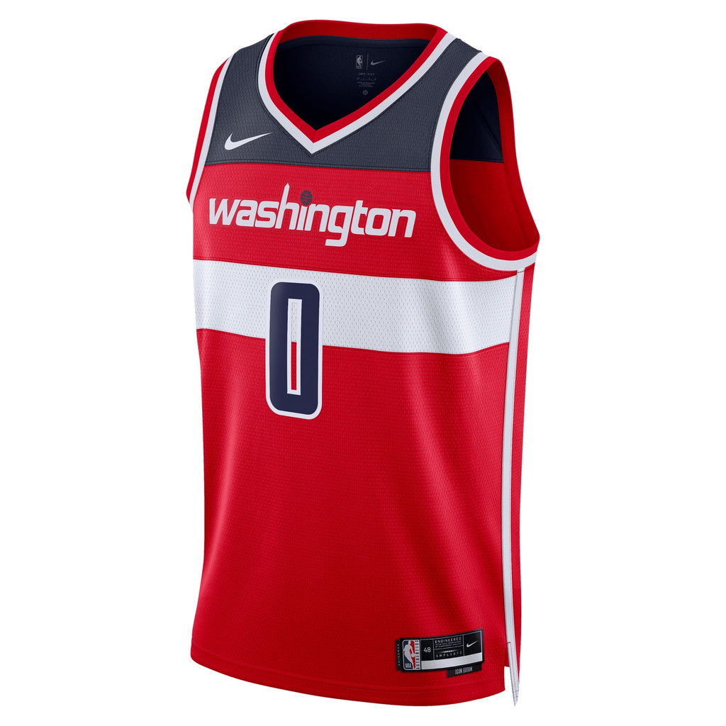 Bilal Coulibaly Washington Wizards Icon Edition Swingman Jersey - Red - Unisex product image 3, provided for visual
