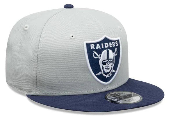 New Era Youth Las Vegas Raiders 2-Tone Color Pack 9FIFTY Snapback Hat-Grey/Navy product image 1, provided for visual