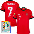 2024 Portugal Home Ronaldo Euro 2024 Jersey product image 1, provided for visual reference and product detail review