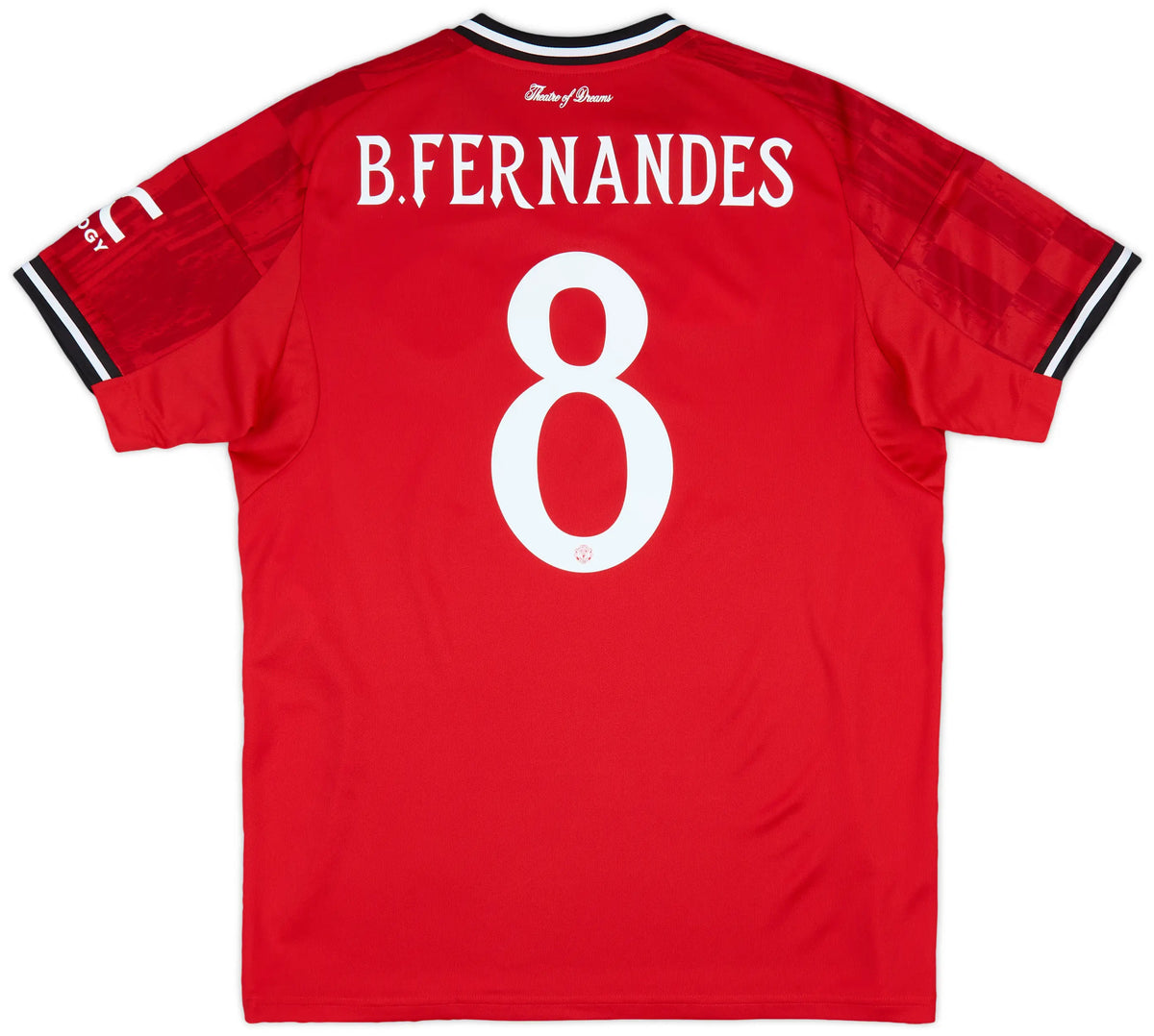 25/26 Manchester United Home B. Fernandes 8 Jersey product image 1, provided for visual reference and product detail review