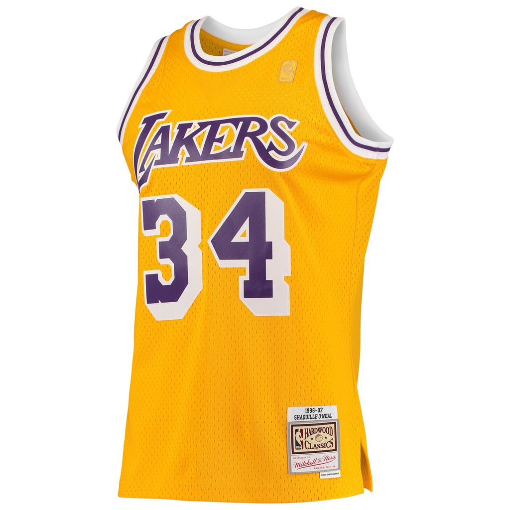 Los Angeles Lakers Shaquille O'Neal Mitchell & Ness 1996/97 product image 5