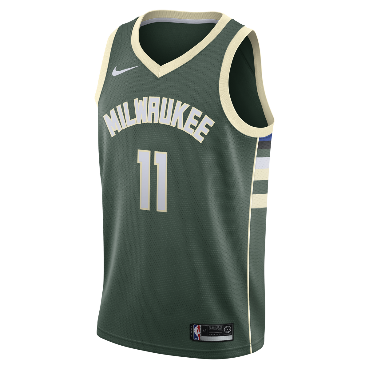 Tyler Herro Milwaukee Bucks Icon Edition Swingman Jersey - Hunter Green - Youth product image 3, provided for visual