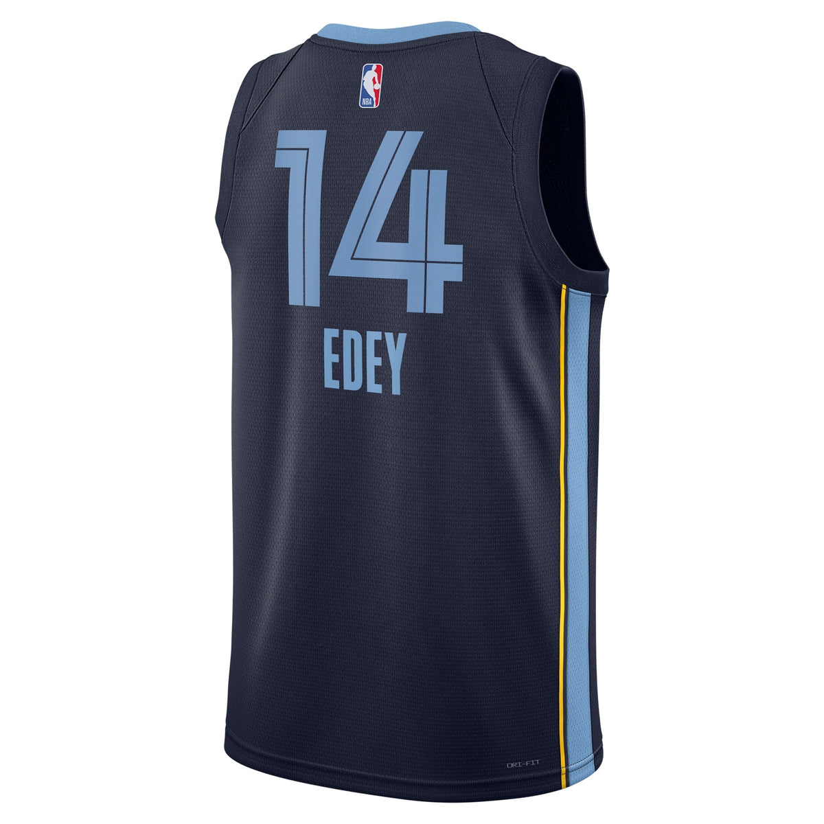 Zach Edey Memphis Grizzlies Swingman Icon Jersey - Navy - Unisex product image 4, provided for visual reference and product