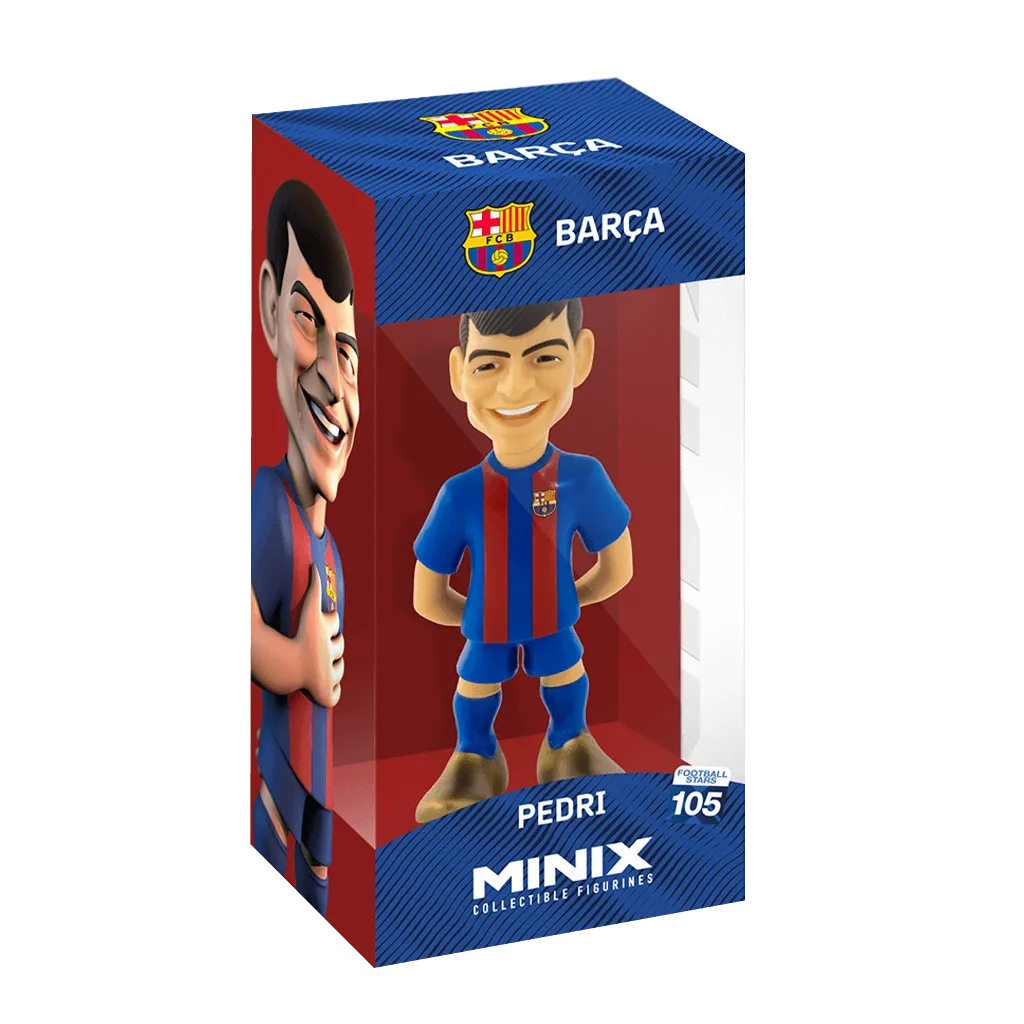 Minix Barcelona 12CM "Pedri" Collectible Figure product image 3, provided for visual reference and product detail review
