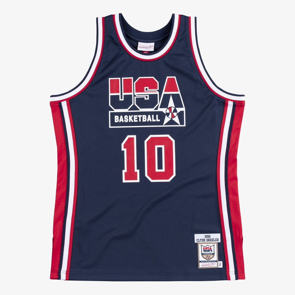 Clyde Drexler USA Basketball 1992 Authentic Jersey product image 2, provided for visual reference and product detail review