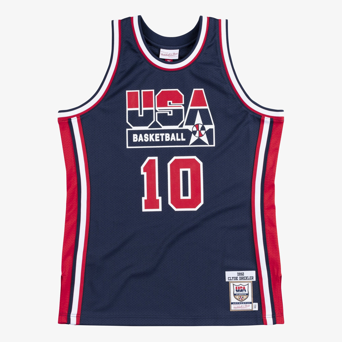Clyde Drexler USA Basketball 1992 Authentic Jersey product image 2, provided for visual reference and product detail review