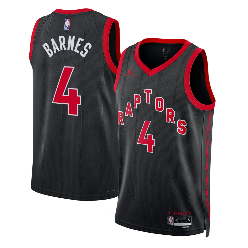 Scottie Barnes Toronto Raptors Statement Edition Swingman Jersey - Black - Unisex product image 1, provided for visual