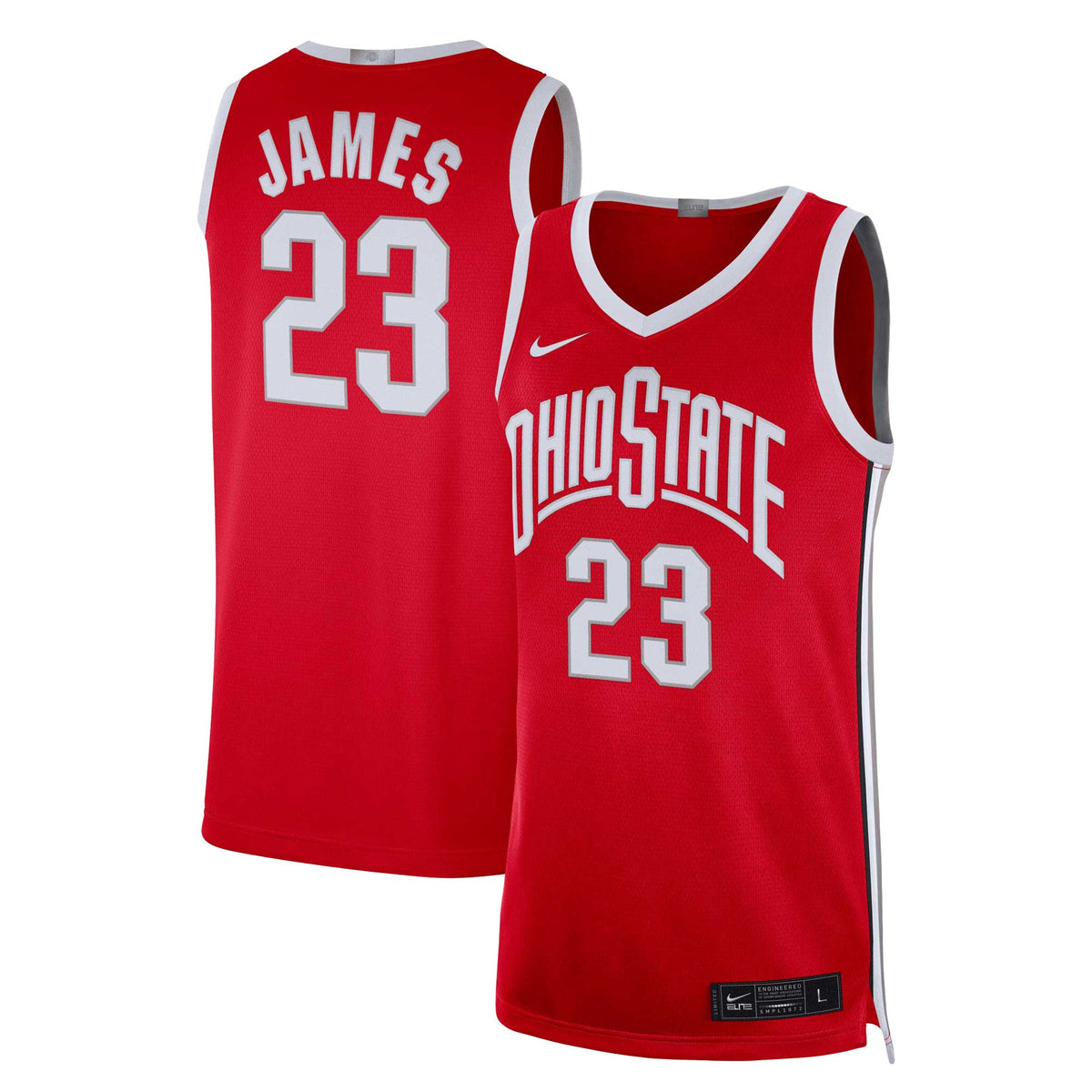 LeBron James Ohio College Basketball Jersey - Mens product image 1, provided for visual reference and product detail review